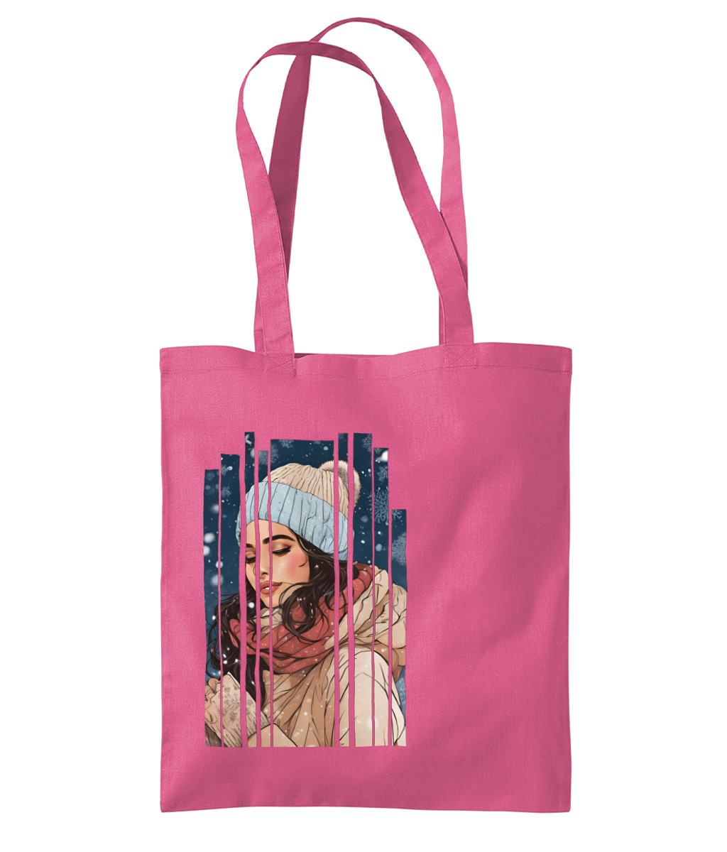 Desi Girl Winter Shoulder Tote Bag