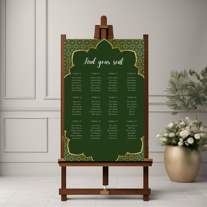 Emerald Seating Plan