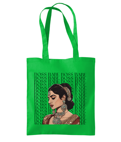 South Asian Art - Boss Babe Tote Bag