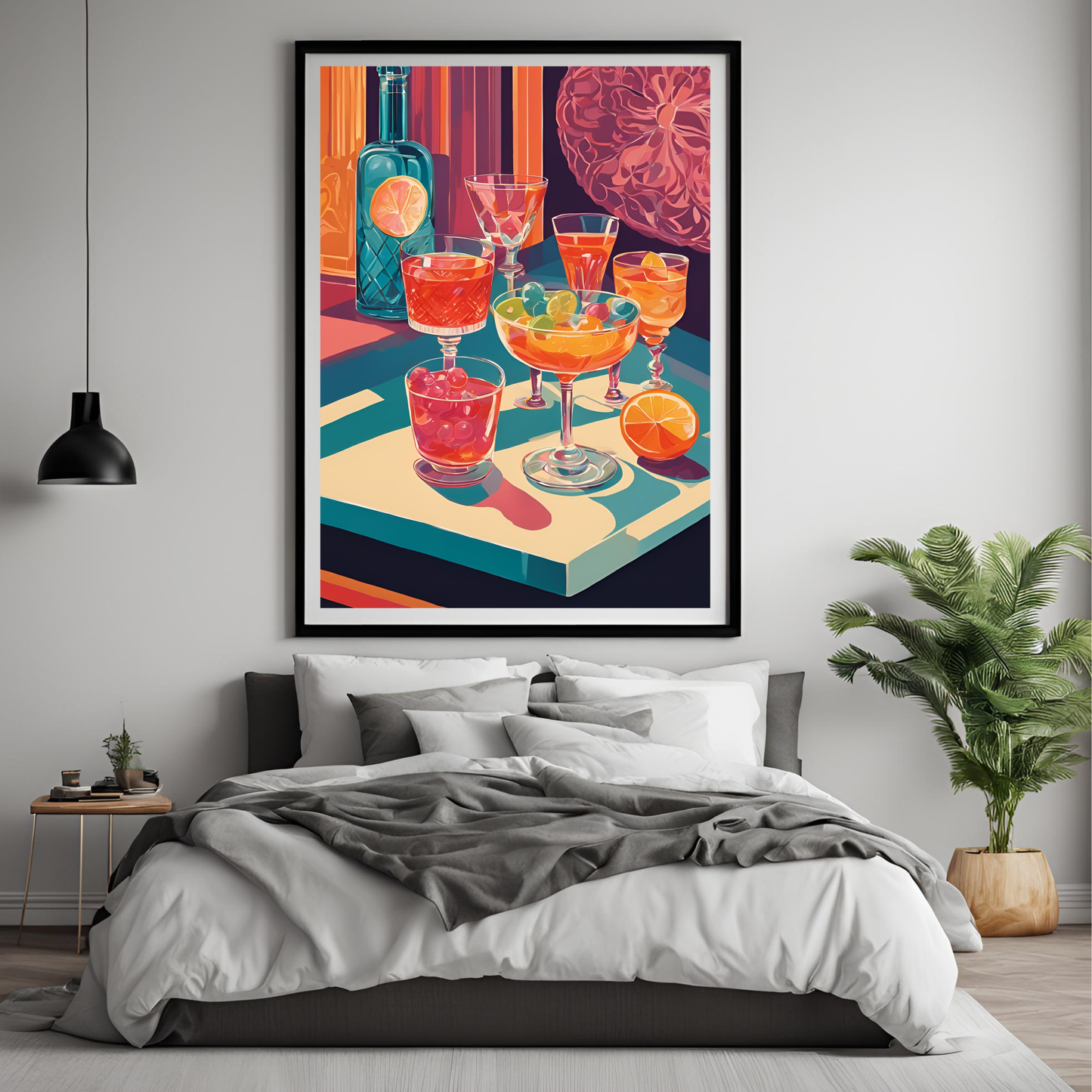 Preppy Cocktail Wall Art Digital Download
