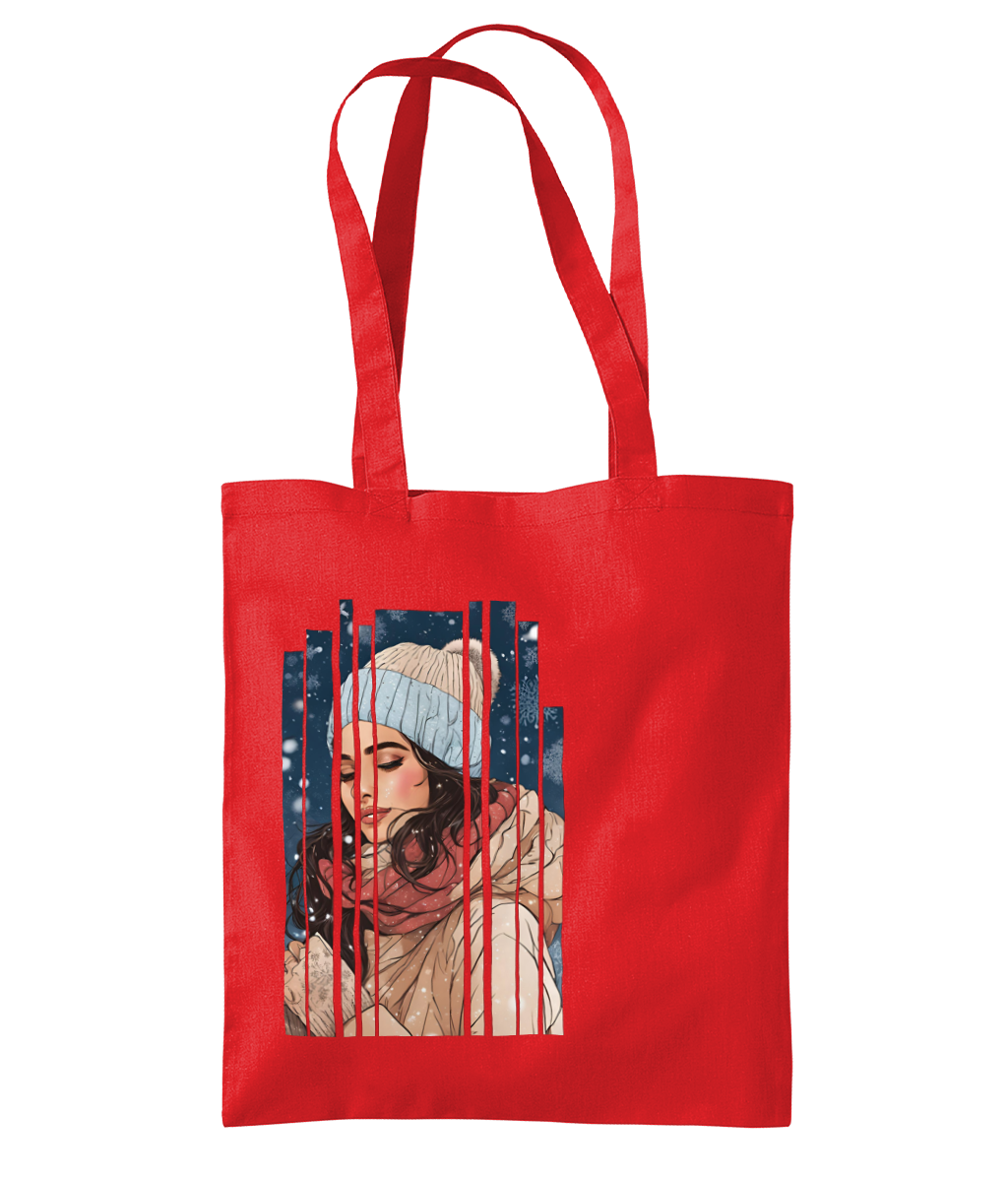 Desi Girl Winter Shoulder Tote Bag