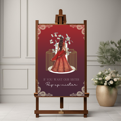 Doli Entrance Board Digital Download - Online Template