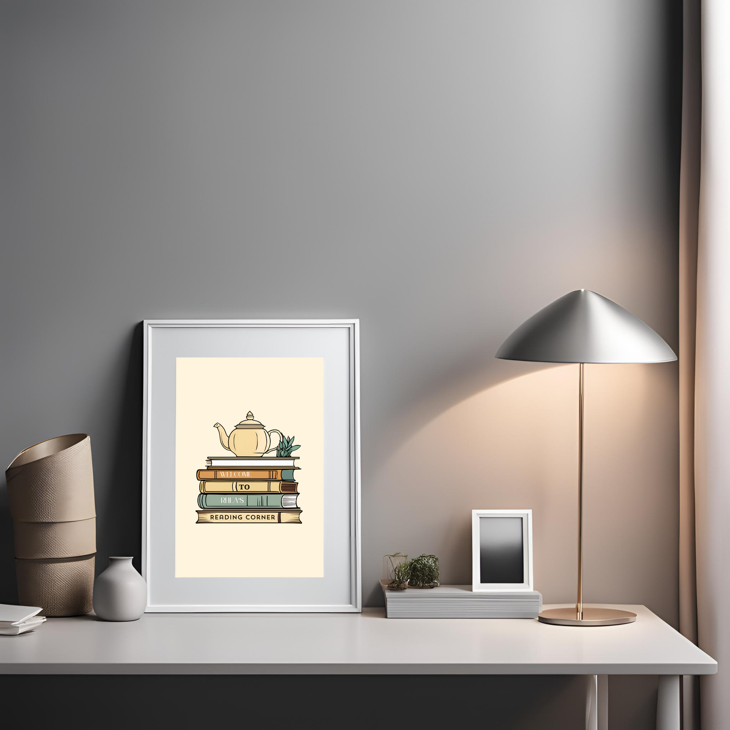 Book Lovers Customisable Print Digital Download - Online Template