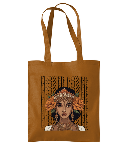 South Asian Art - Flower Power Tote Bag