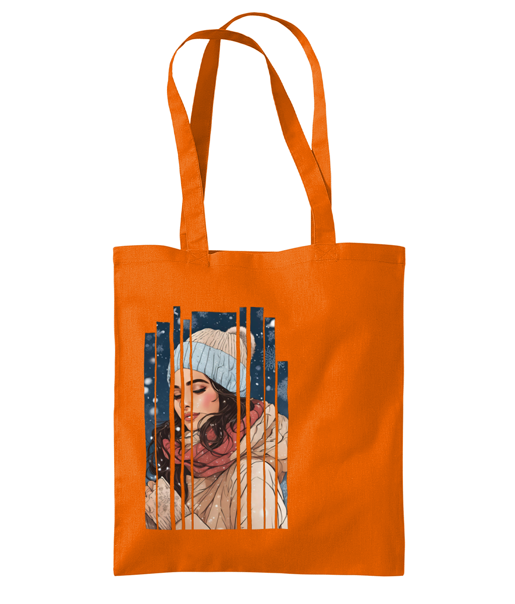 Desi Girl Winter Shoulder Tote Bag