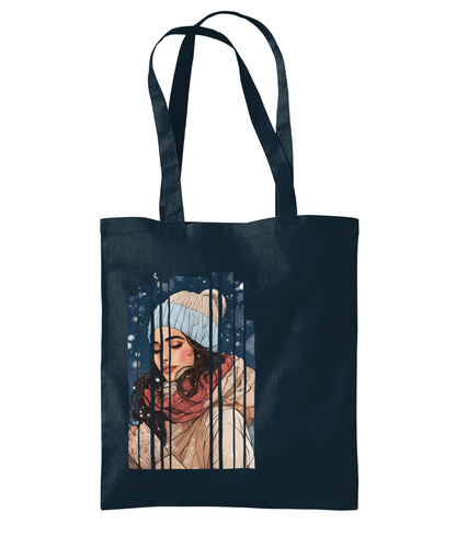 Desi Girl Winter Shoulder Tote Bag