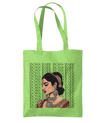 South Asian Art - Boss Babe Tote Bag