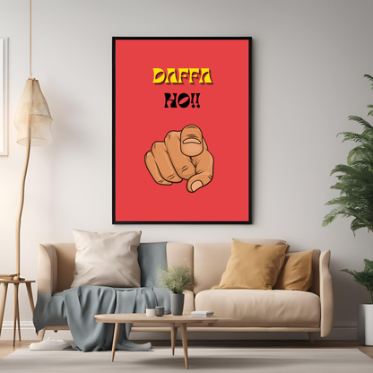Daffa Ho Black Framed A4 Portrait Print