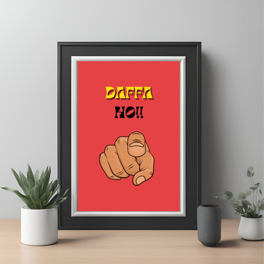 Daffa Ho Black Framed A4 Portrait Print
