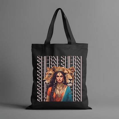 South Asian Art - Pink Sherni Tote Bag