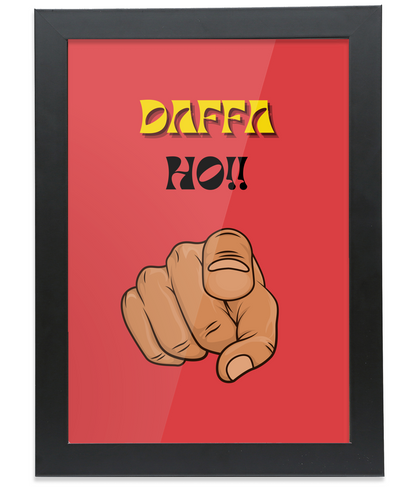 Daffa Ho Black Framed A4 Portrait Print