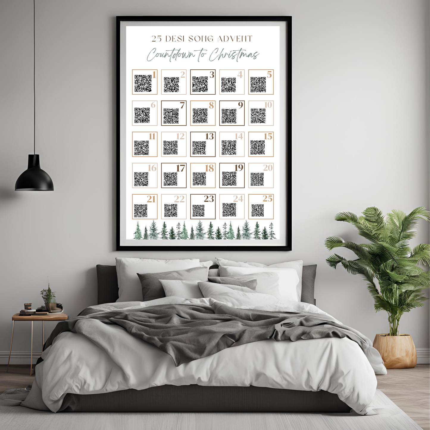 Desi Music Advent Calendar Instant Download