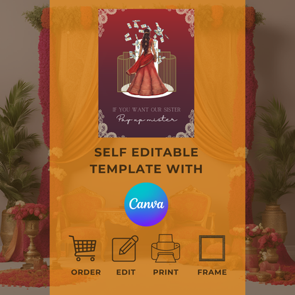 Doli Entrance Board Digital Download - Online Template