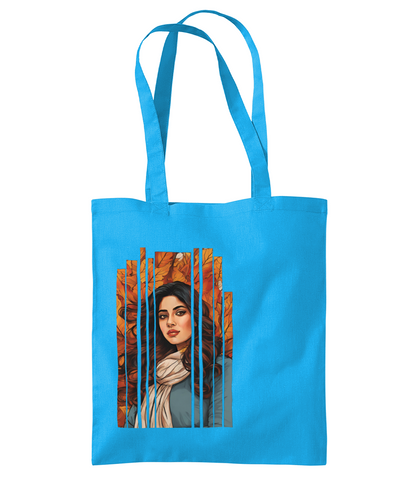 Desi Girl Autumn Fall - Shoulder Tote Bag