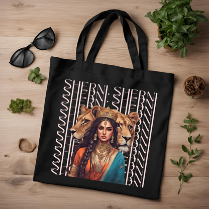 South Asian Art - Pink Sherni Tote Bag
