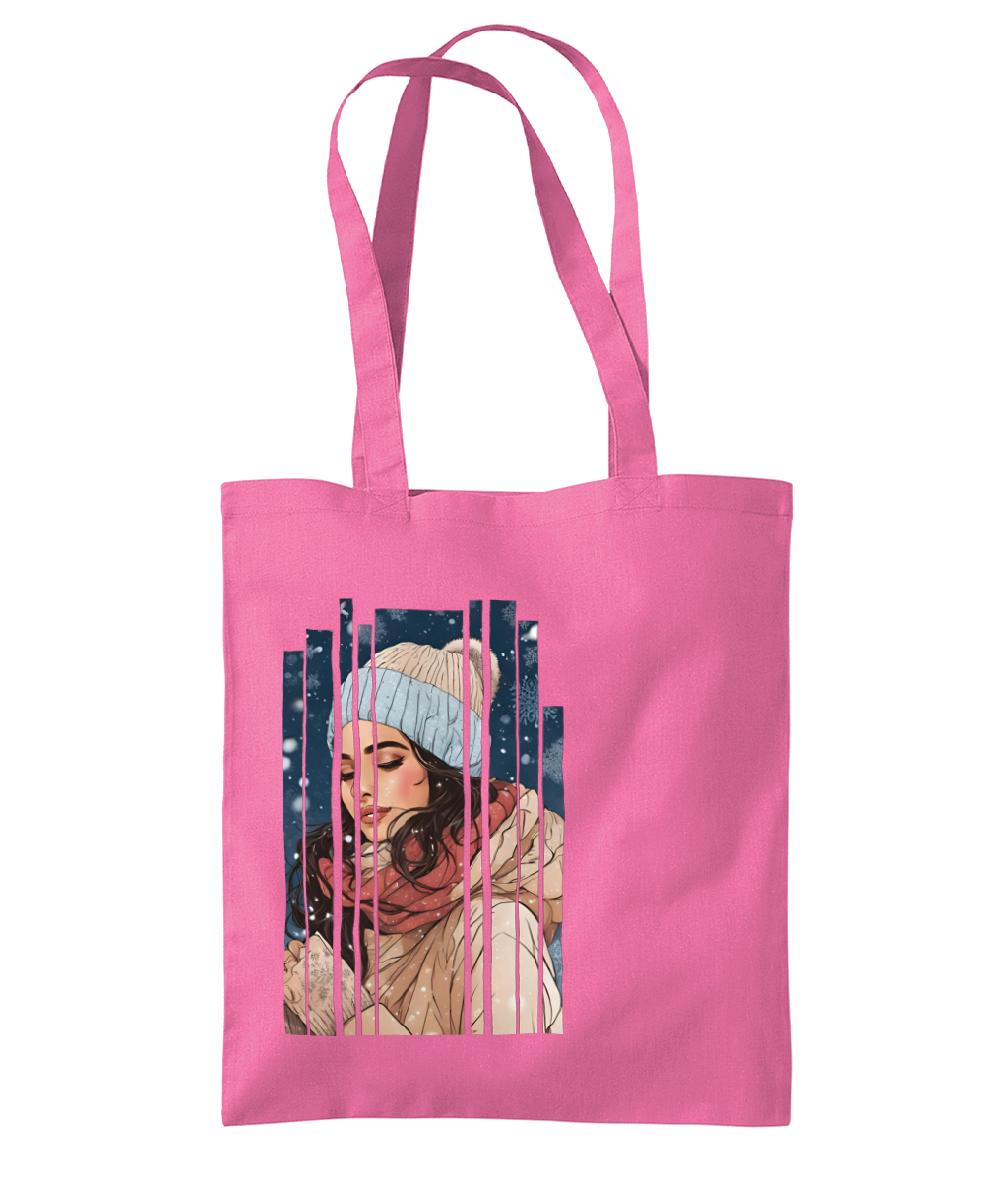 Desi Girl Winter Shoulder Tote Bag