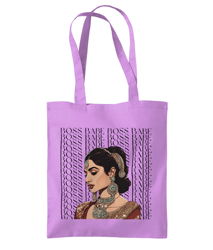 South Asian Art - Boss Babe Tote Bag