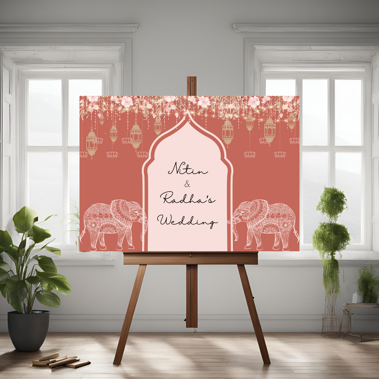 Hindu Entrance Board Digital Download - Online Template