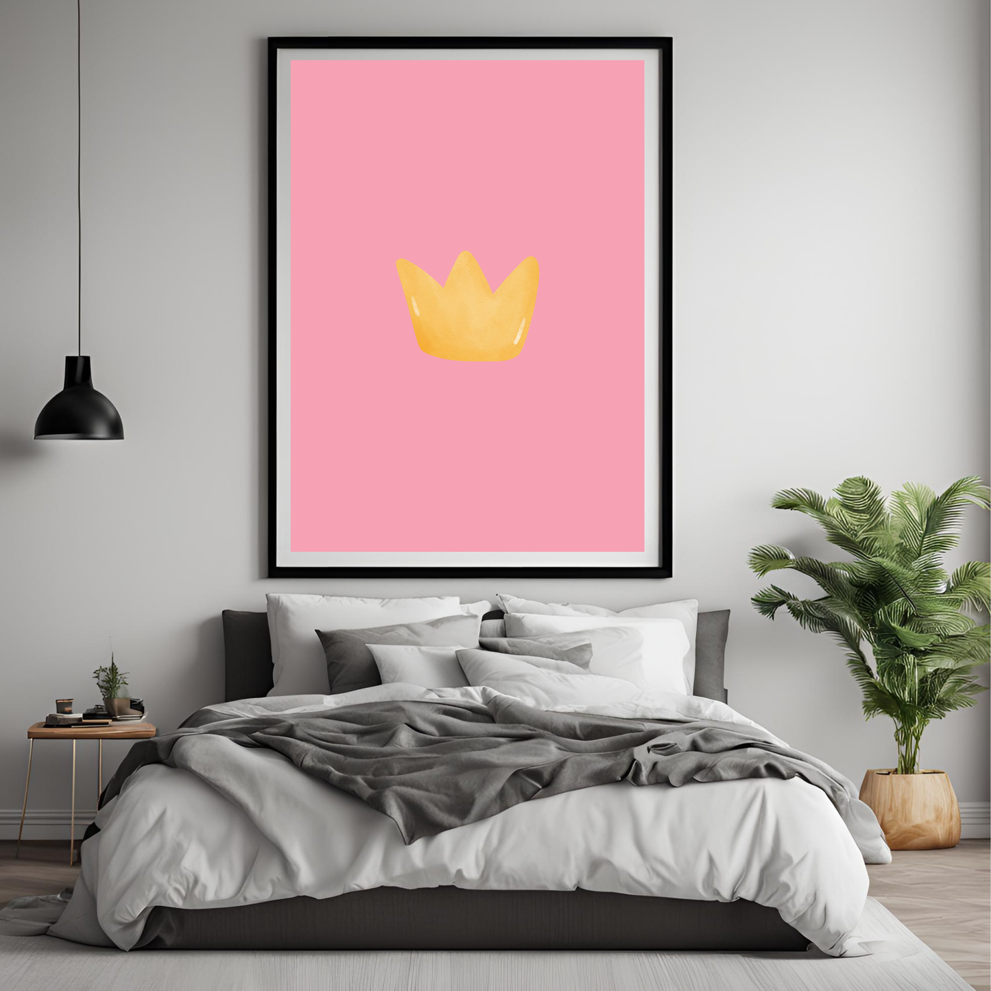 Fairytale Crown Nursery Print - Digital Download