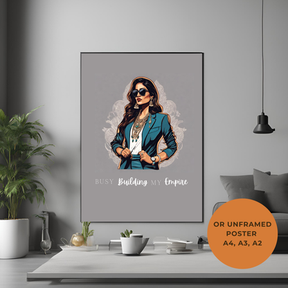Digital Art - Building My Empire Poster