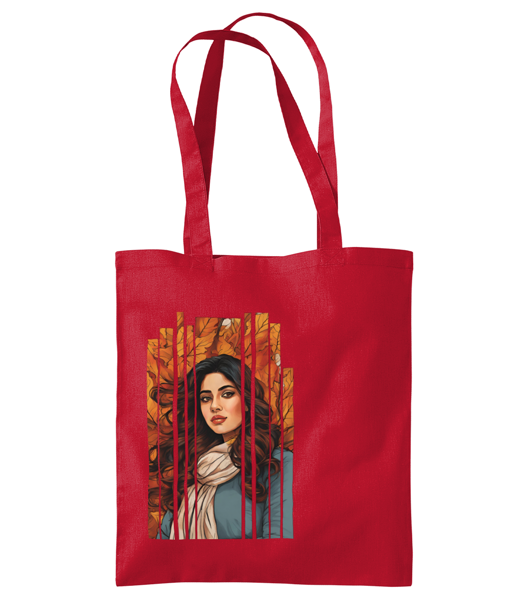 Desi Girl Autumn Fall - Shoulder Tote Bag