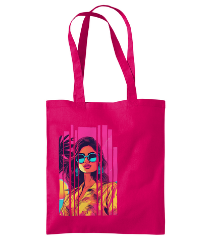 Desi Girl Summer Shoulder Tote Bag
