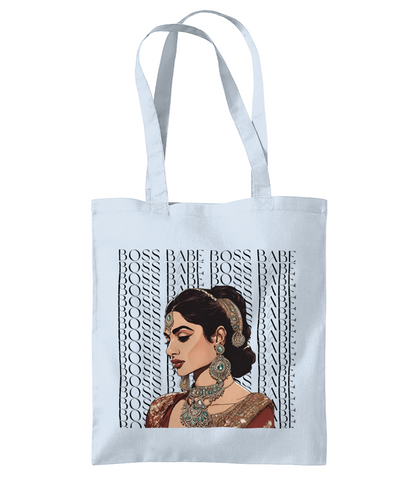 South Asian Art - Boss Babe Tote Bag