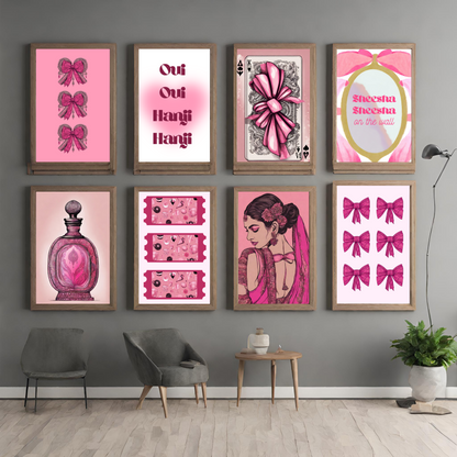 Wall Art - Desi Coquette Digital Art 30 pcs