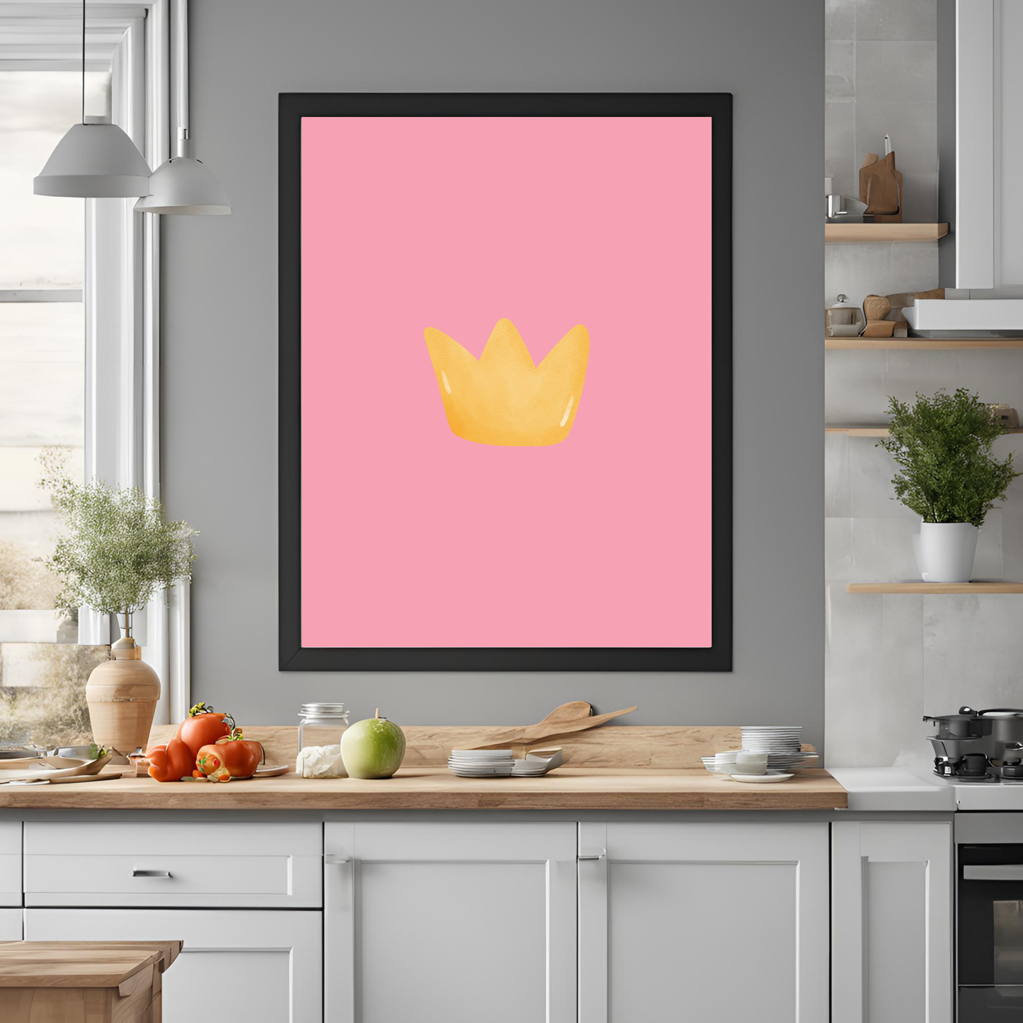 Fairytale Crown Nursery Print - Digital Download