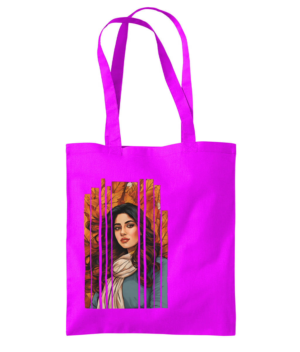 Desi Girl Autumn Fall - Shoulder Tote Bag
