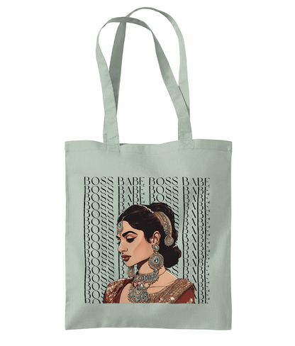 South Asian Art - Boss Babe Tote Bag