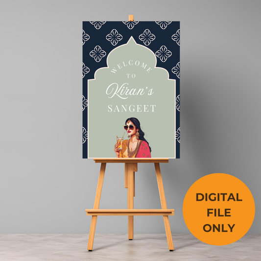 Desi Girl Entrance Board