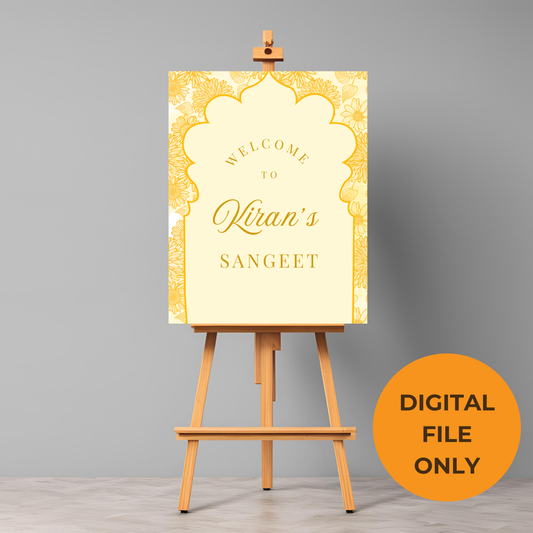Yellow Entrance Board Digital Download