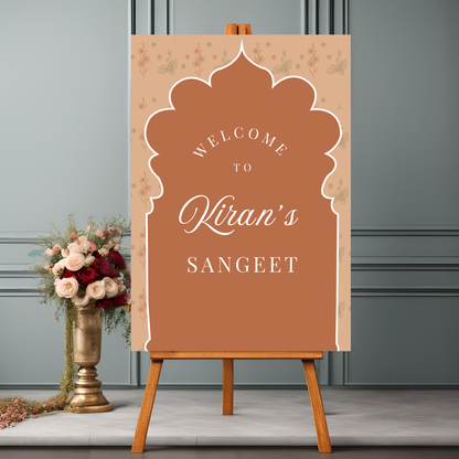 Beige Entrance Board Digital Download - Online Template