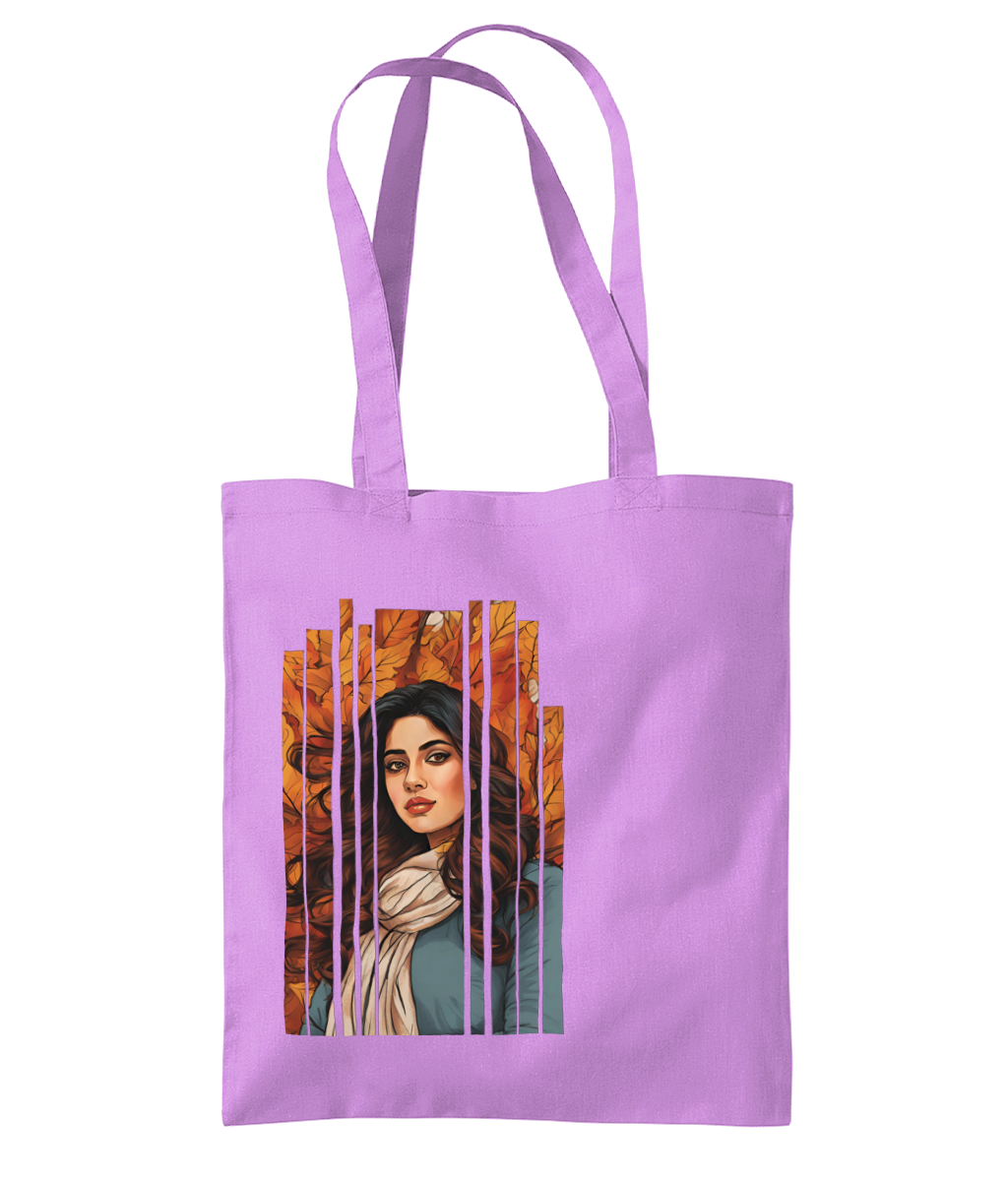 Desi Girl Autumn Fall - Shoulder Tote Bag