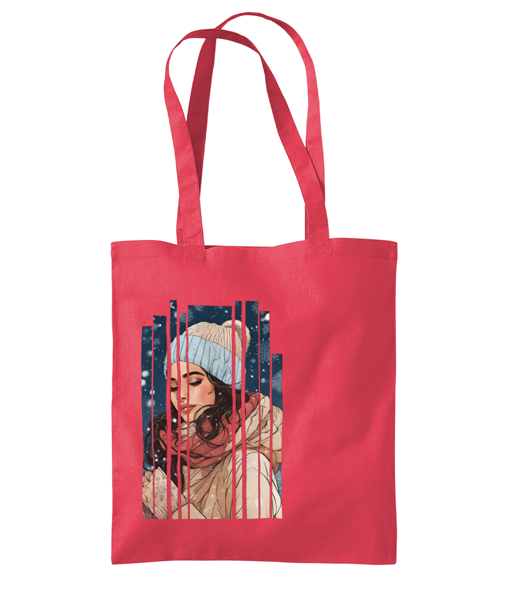 Desi Girl Winter Shoulder Tote Bag