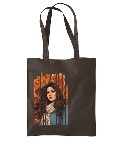 Desi Girl Autumn Fall - Shoulder Tote Bag