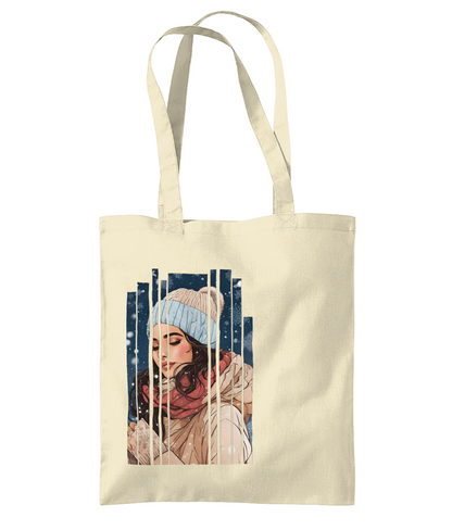 Desi Girl Winter Shoulder Tote Bag