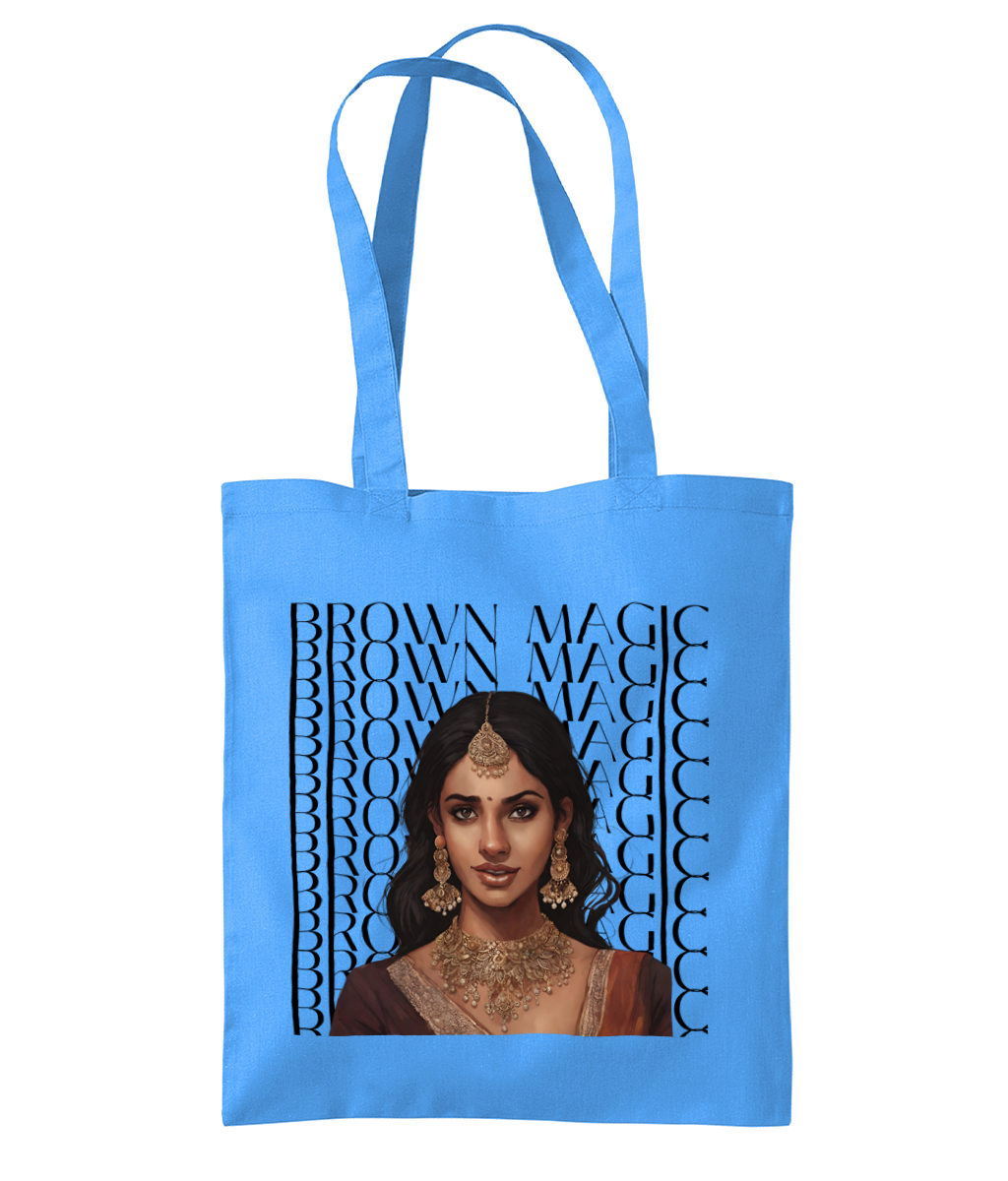 South Asian Art - Brown Magic Tote Bag
