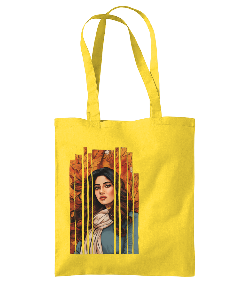 Desi Girl Autumn Fall - Shoulder Tote Bag