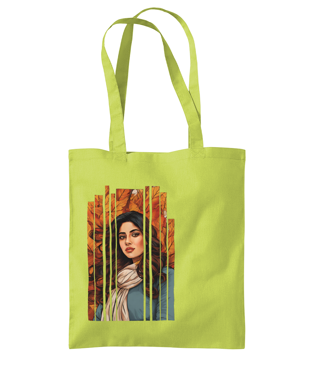 Desi Girl Autumn Fall - Shoulder Tote Bag