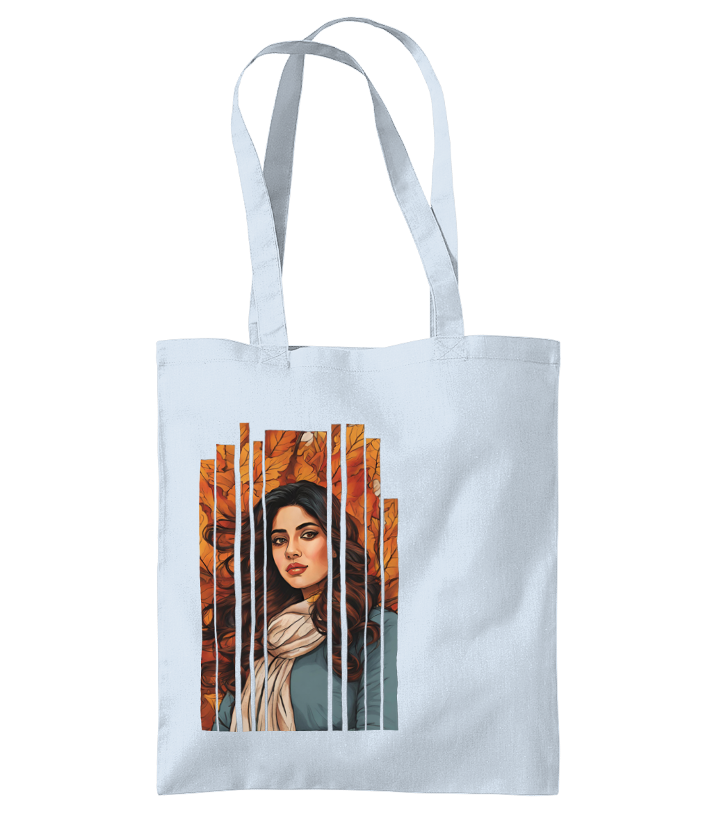 Desi Girl Autumn Fall - Shoulder Tote Bag
