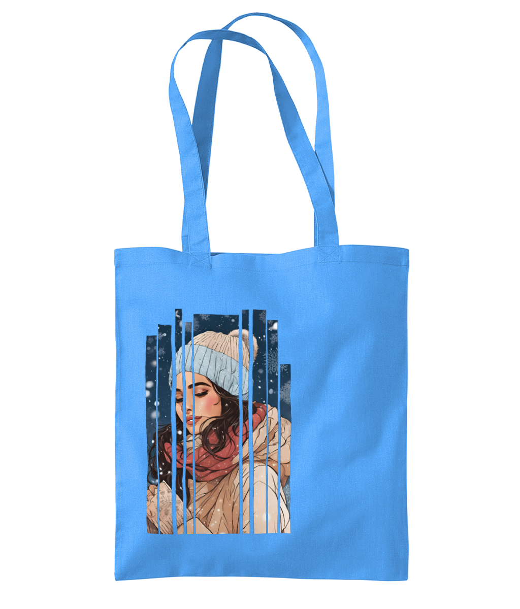 Desi Girl Winter Shoulder Tote Bag