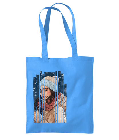 Desi Girl Winter Shoulder Tote Bag