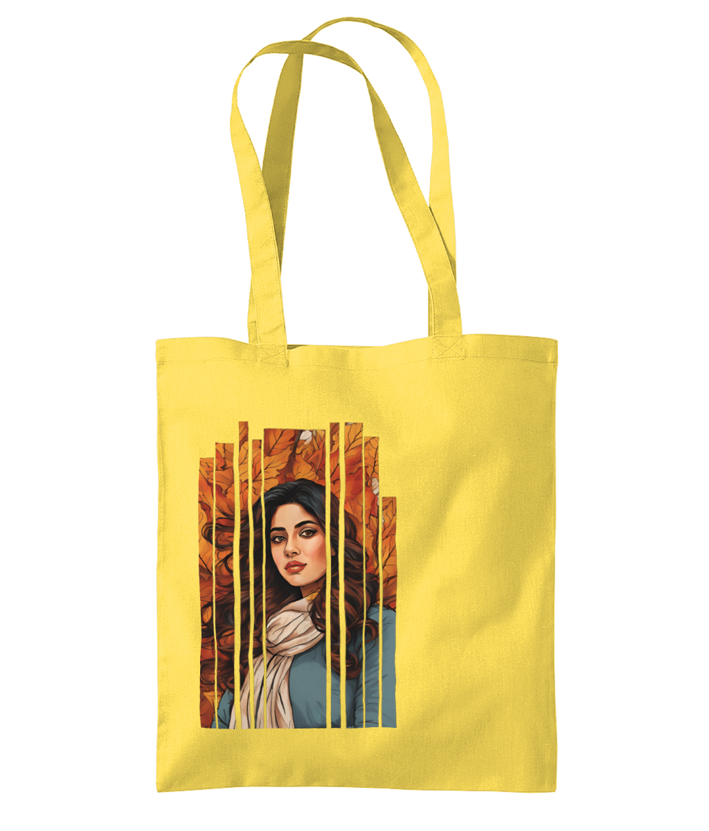 Desi Girl Autumn Fall - Shoulder Tote Bag