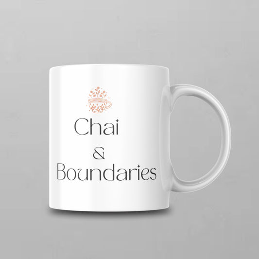 11oz Mug Chai & Boundaries