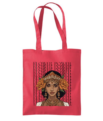 South Asian Art - Flower Power Tote Bag