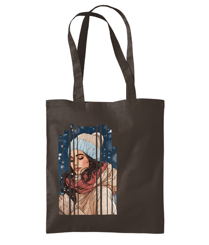 Desi Girl Winter Shoulder Tote Bag