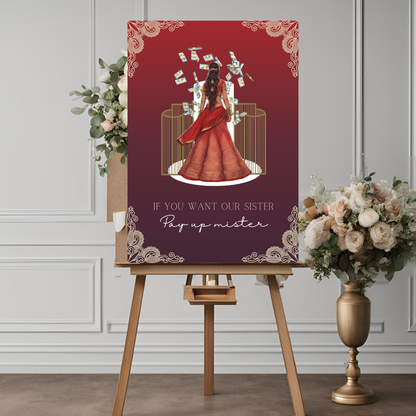 Doli Entrance Board Digital Download - Online Template