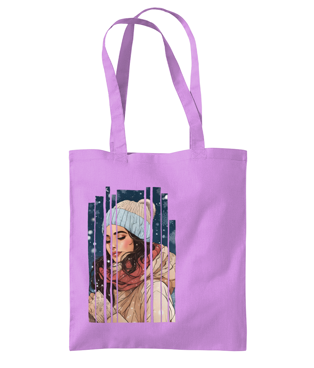 Desi Girl Winter Shoulder Tote Bag